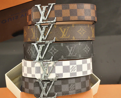 5 Colors four-leaf clover pattern printed belt