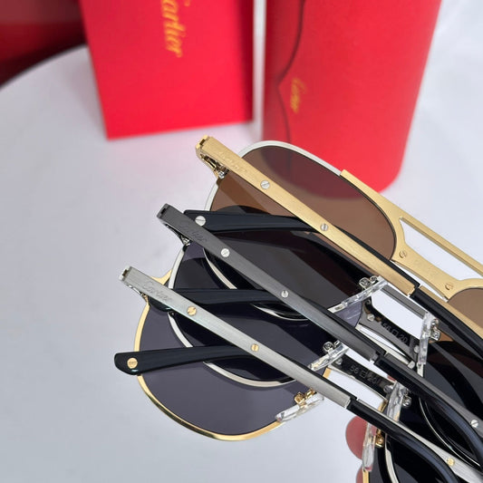 High end double bracket splicing sunglasses