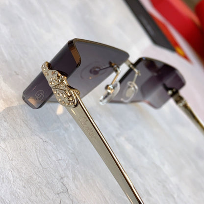 High end creative half pack lens sunglasses