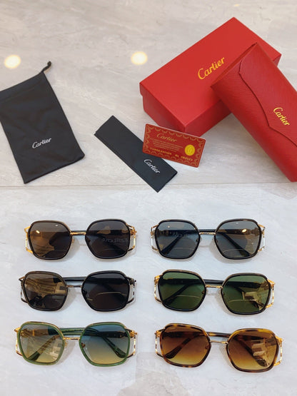 High end diamond studded large frame leopard print sunglasses