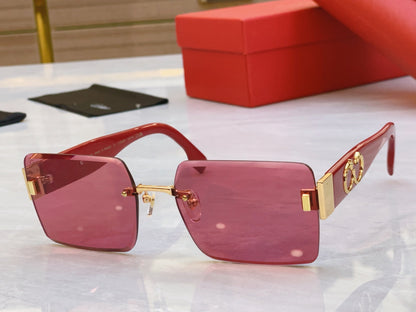 Frameless design precision cutting high-end sunglasses