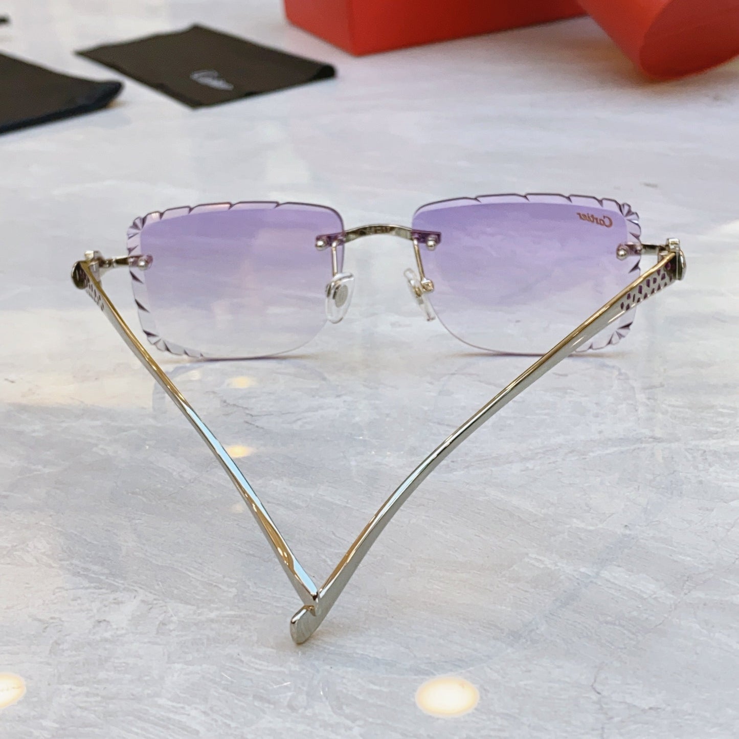 High-end new gradient sunglasses