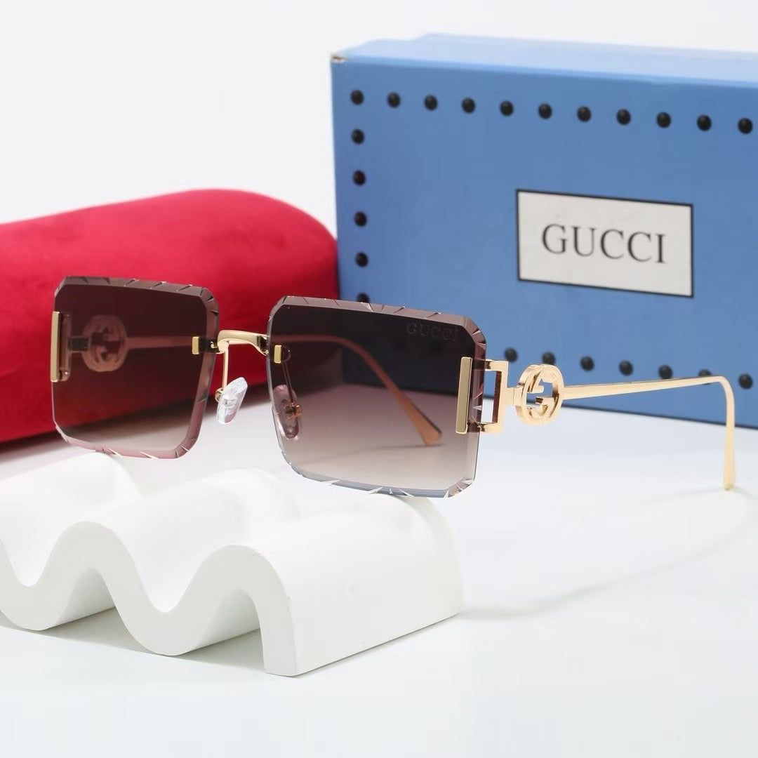 Cut Square Sunglasses-7 Colors