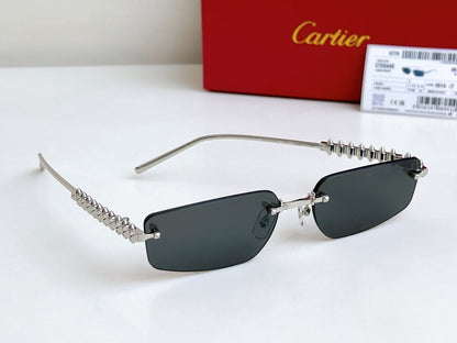 High-end inner electroplated blue film sunglasses