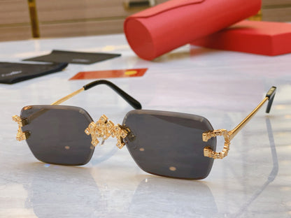 High end diamond inlaid sunglasses