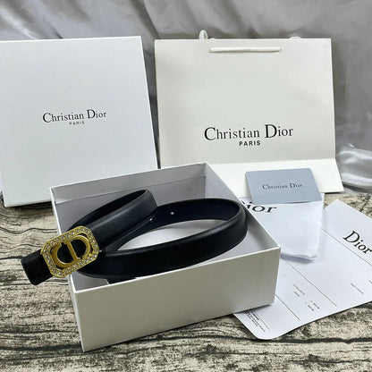 6 Colors CD rhinestone plain belt