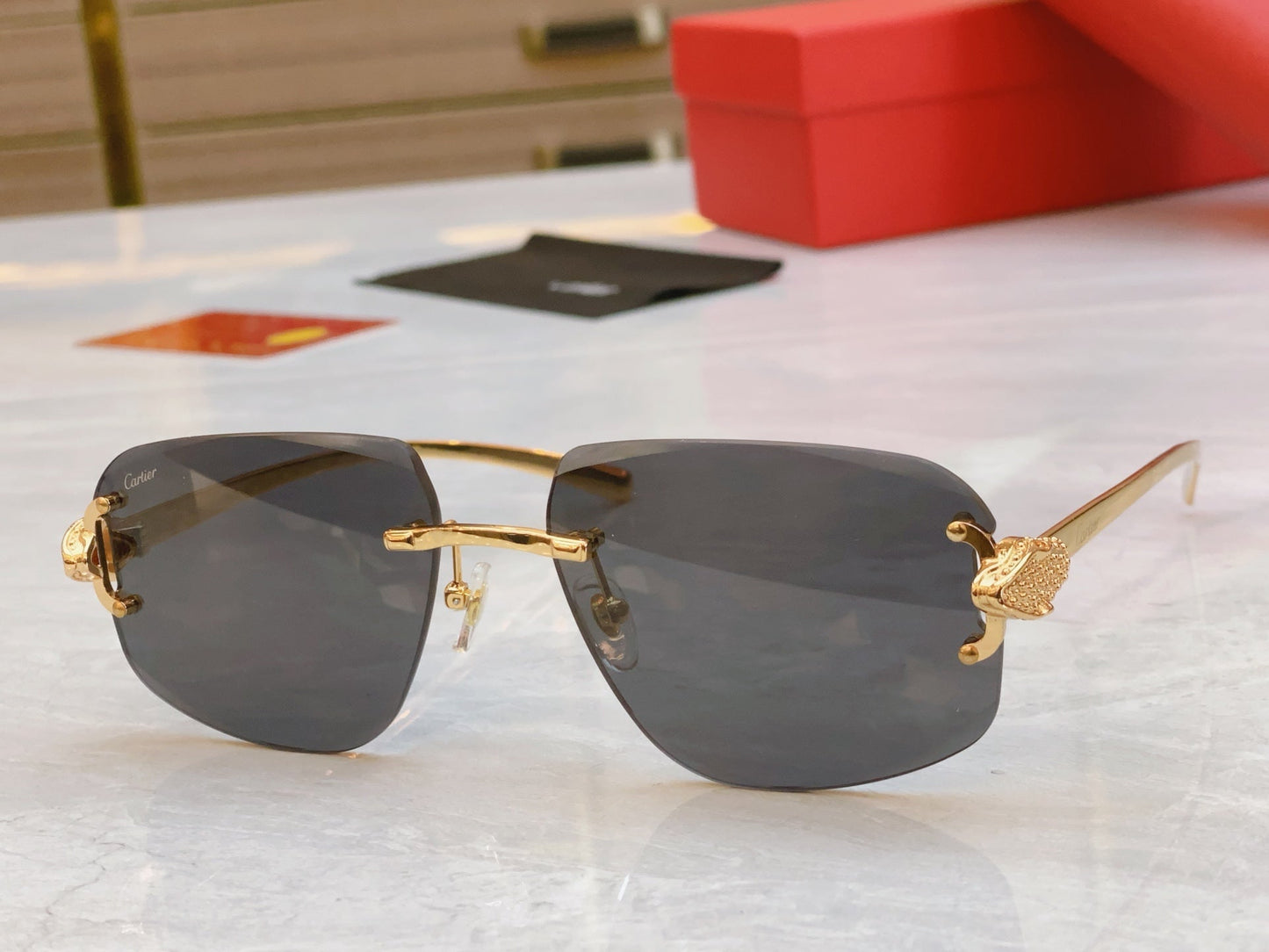 High end cutting creative carving sunglasses