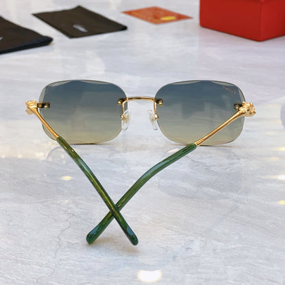 Precision creative cutting high-end sunglasses