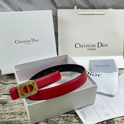 6 Colors CD rhinestone plain belt