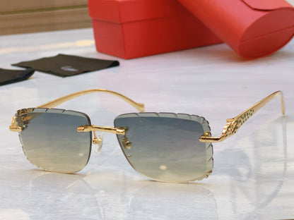 High-end new gradient sunglasses