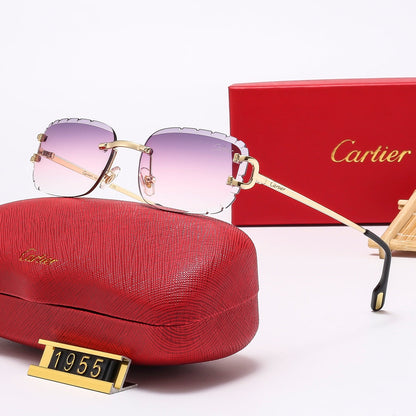 Diamond Cut on 7 Colors Fashion Sunglasses—1955