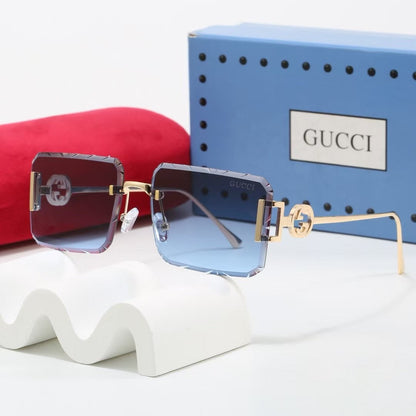 Cut Square Sunglasses-7 Colors