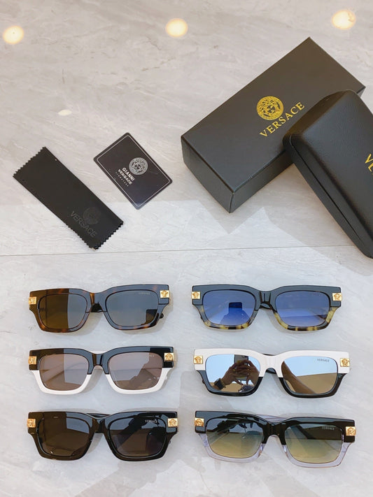 High end unique leopard print frame sunglasses