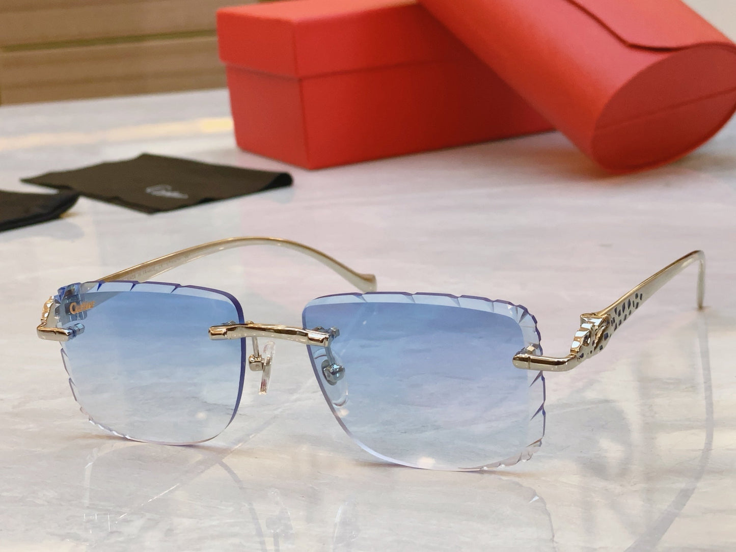 High-end new gradient sunglasses