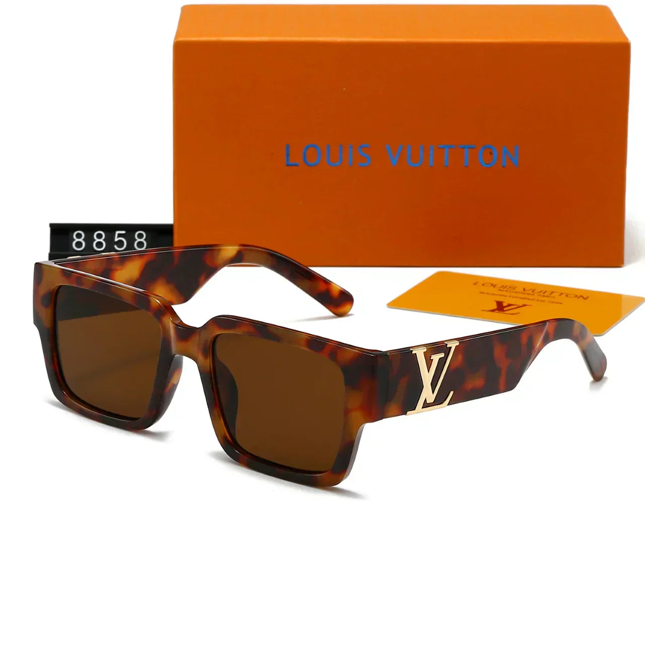 New Square Gradient Sunglasses 8858