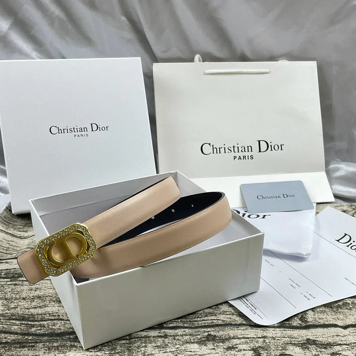 6 Colors CD rhinestone plain belt