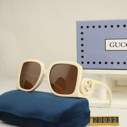 Large frame irregular sunglasses