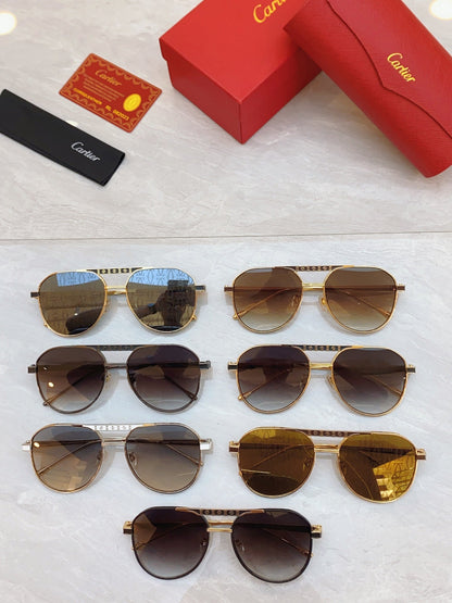 High end engraved sunshade sunglasses