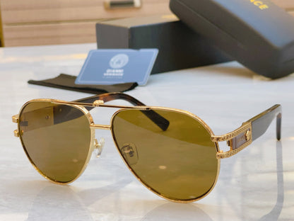High end printed classic pilot sunglasses
