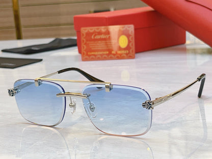 High-end leopard sunglasses