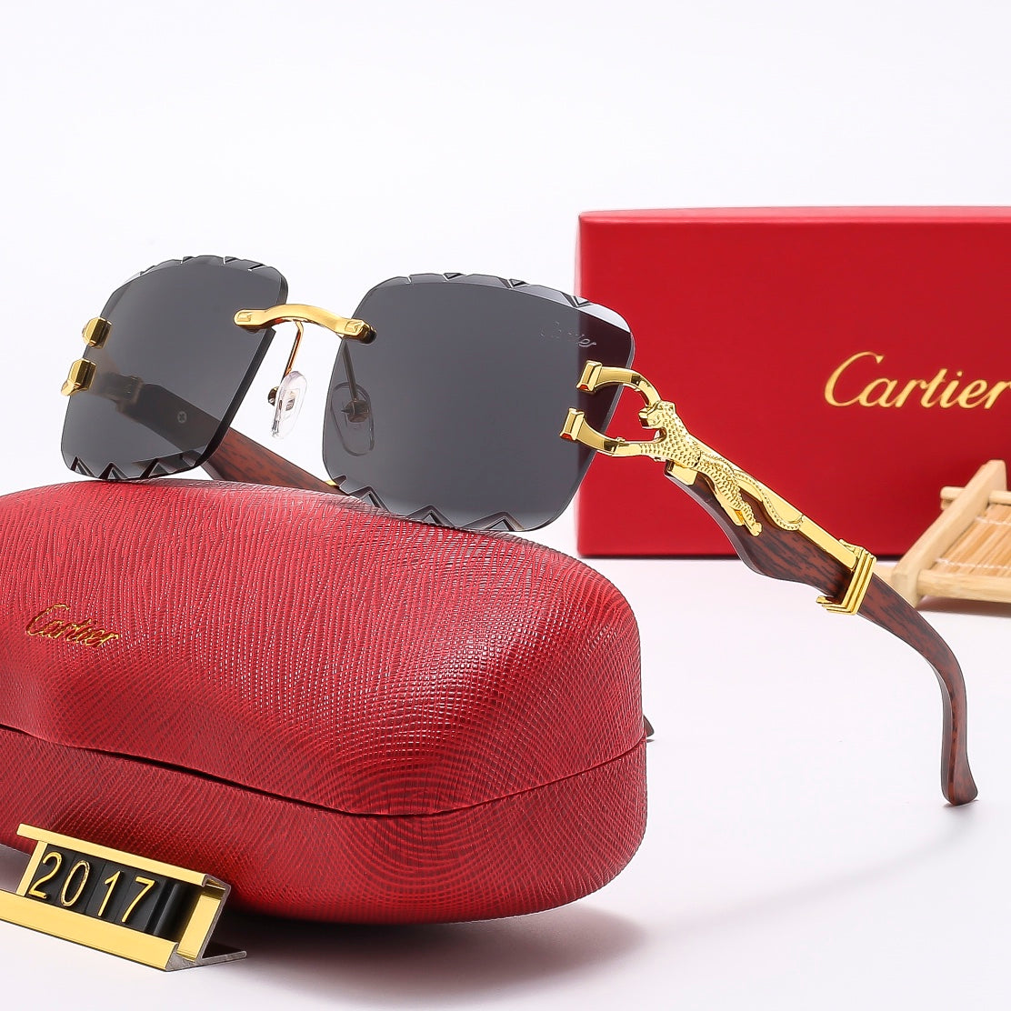 Diamond Cut 7 Colors Wooden Fashion Sunglasses 2017