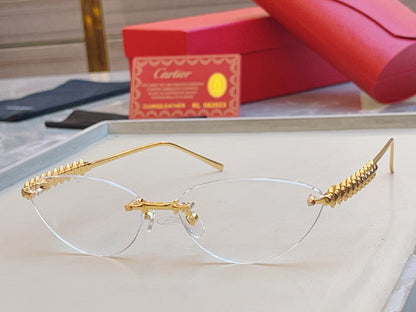 High end serrated triangle sunglasses