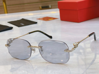 Precision creative cutting high-end sunglasses