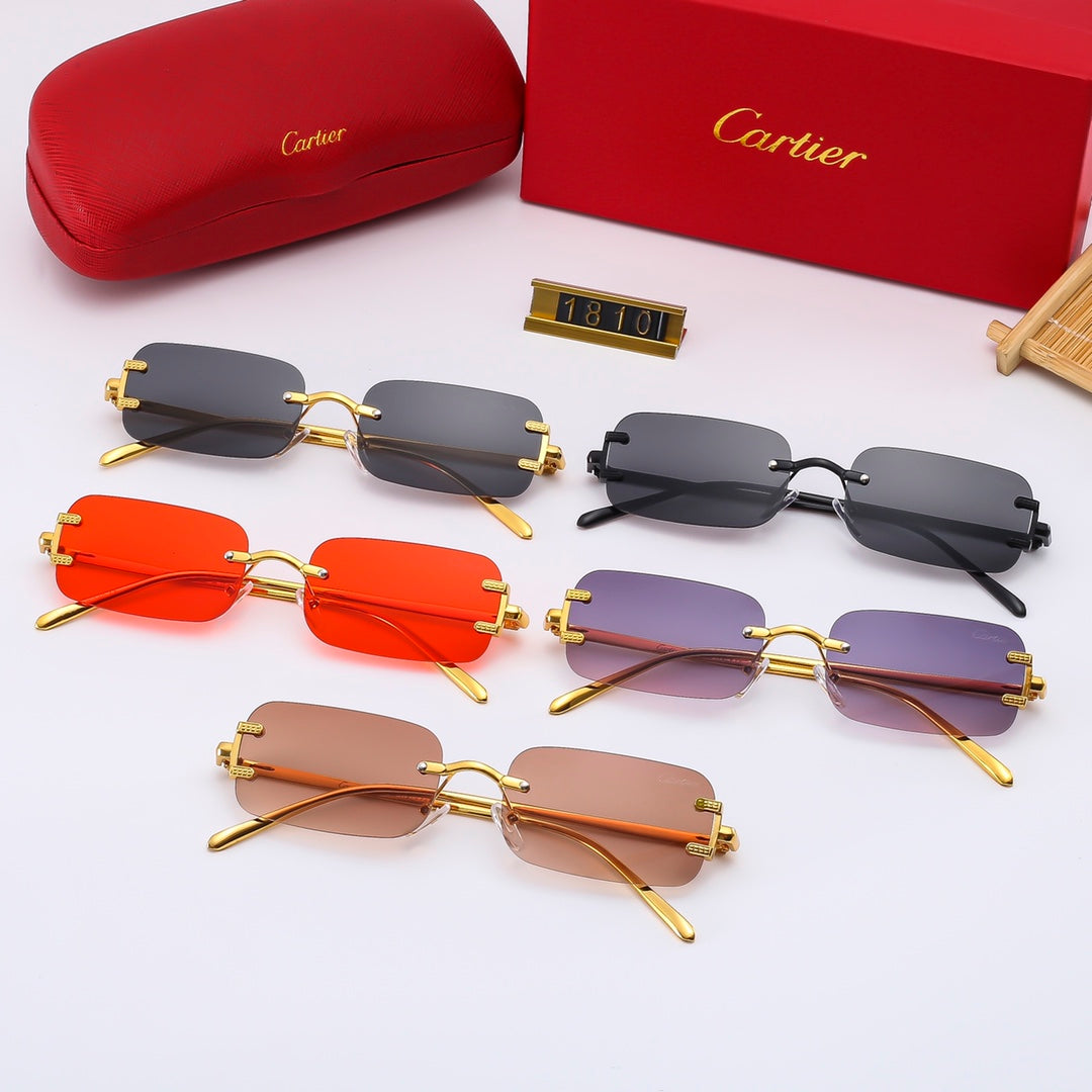 5 Colors Fashion metal sunglasses 1810