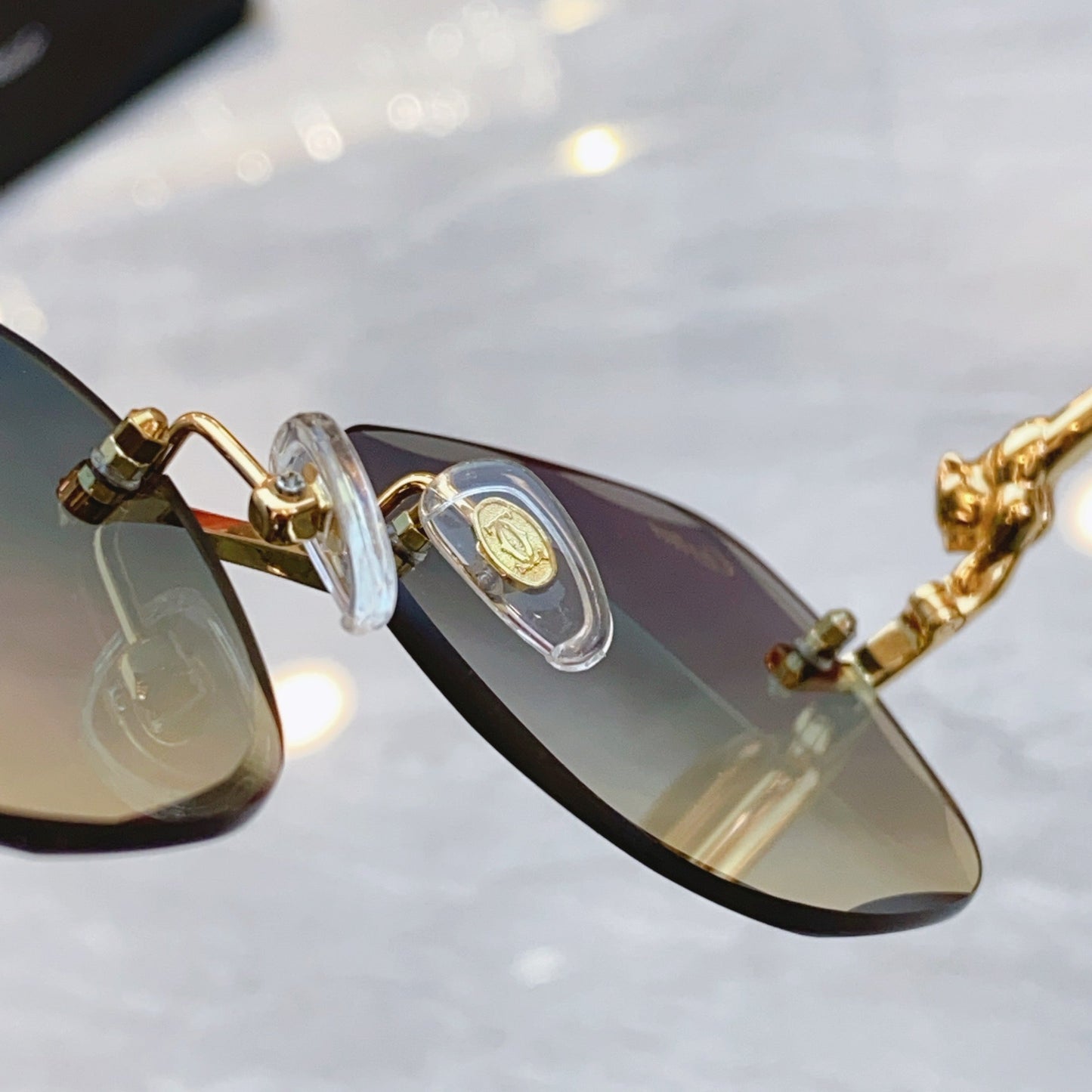 Precision creative cutting high-end sunglasses