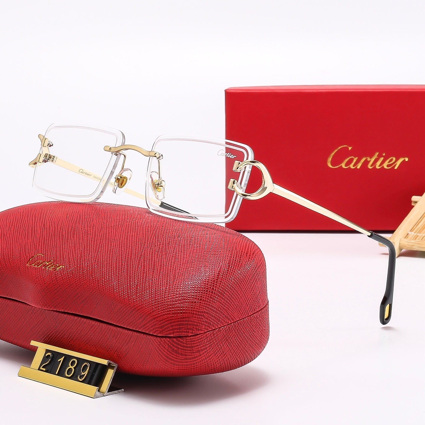 Fashion Square  Frameless Sunglasses 2189