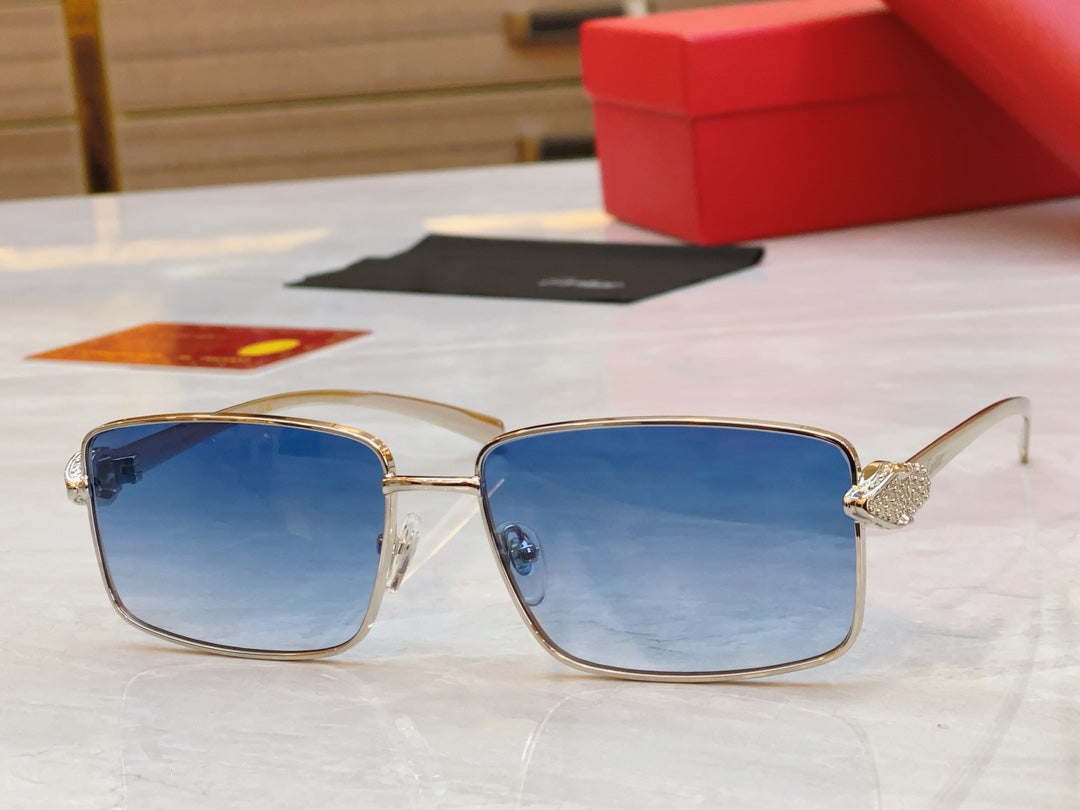 High end unique carved design sunglasses