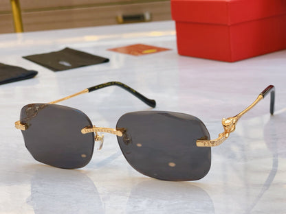 Precision creative cutting high-end sunglasses