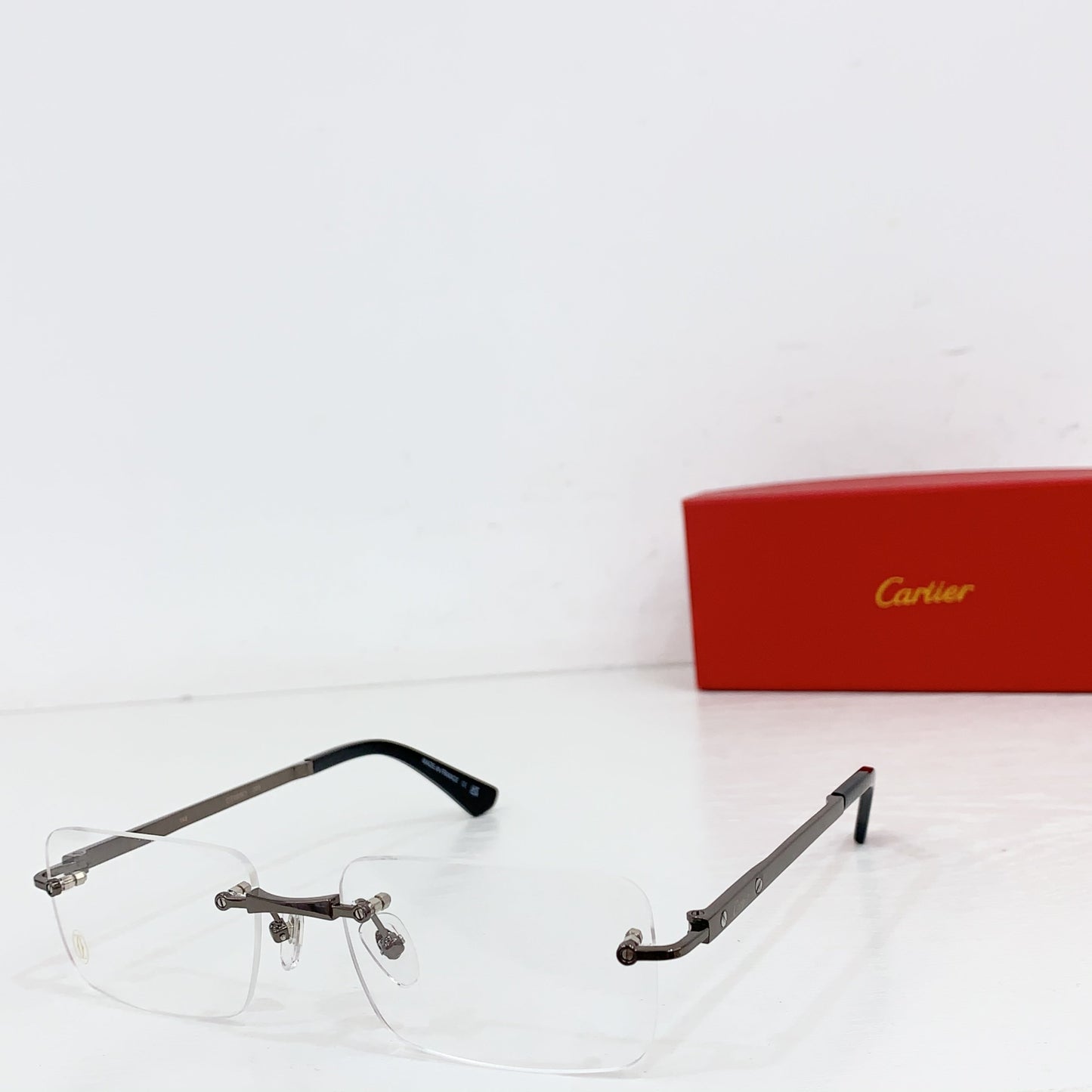 Premium Classic Brushed Transparent Sunglasses