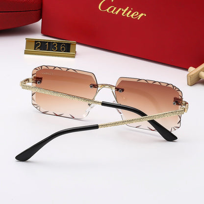 Diamond Cut Fashion Gradient Sunglasses 2136