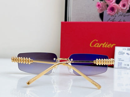High-end inner electroplated blue film sunglasses