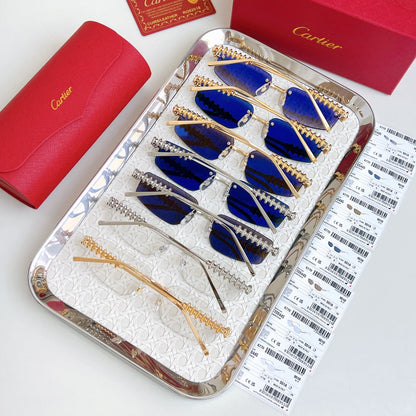 High-end new gear-shaped sunglasses