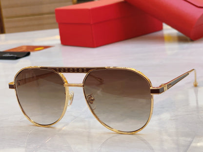 High end engraved sunshade sunglasses