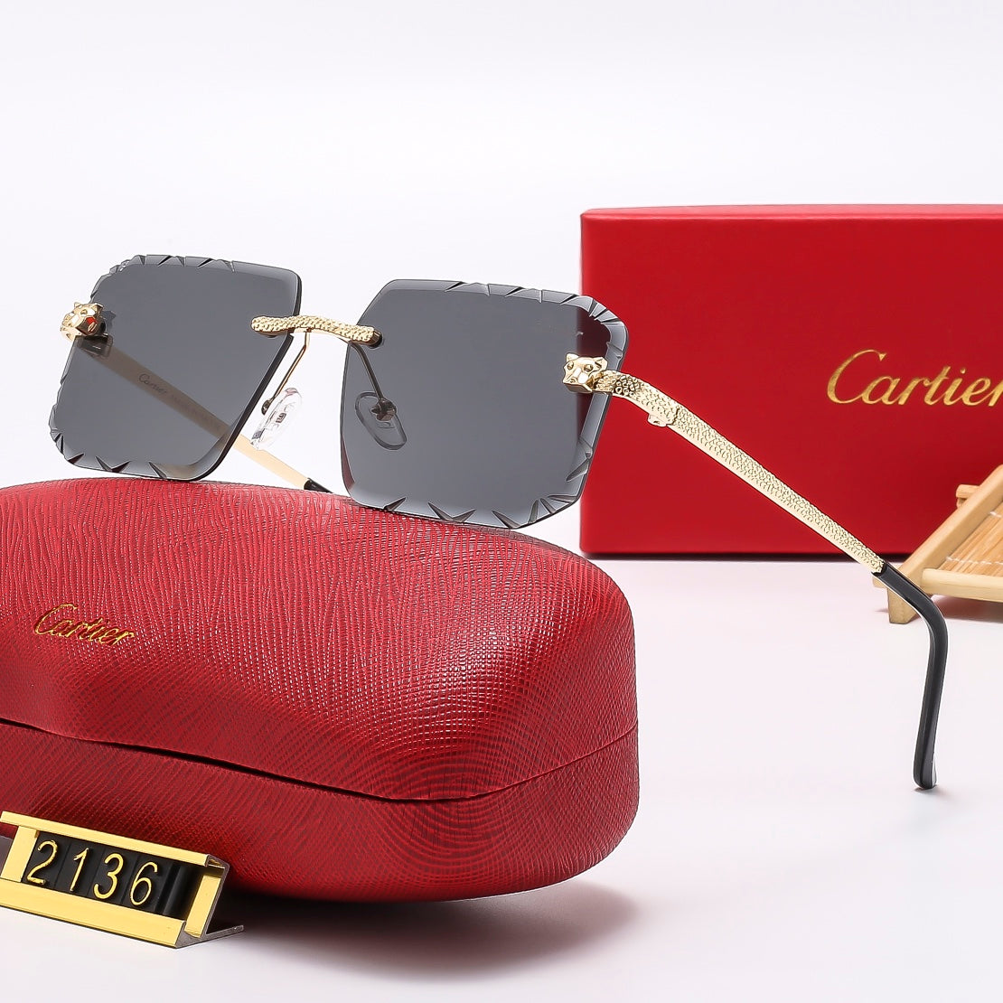 Diamond Cut Fashion Gradient Sunglasses 2136