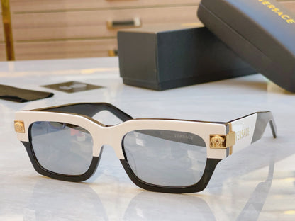 High end unique leopard print frame sunglasses