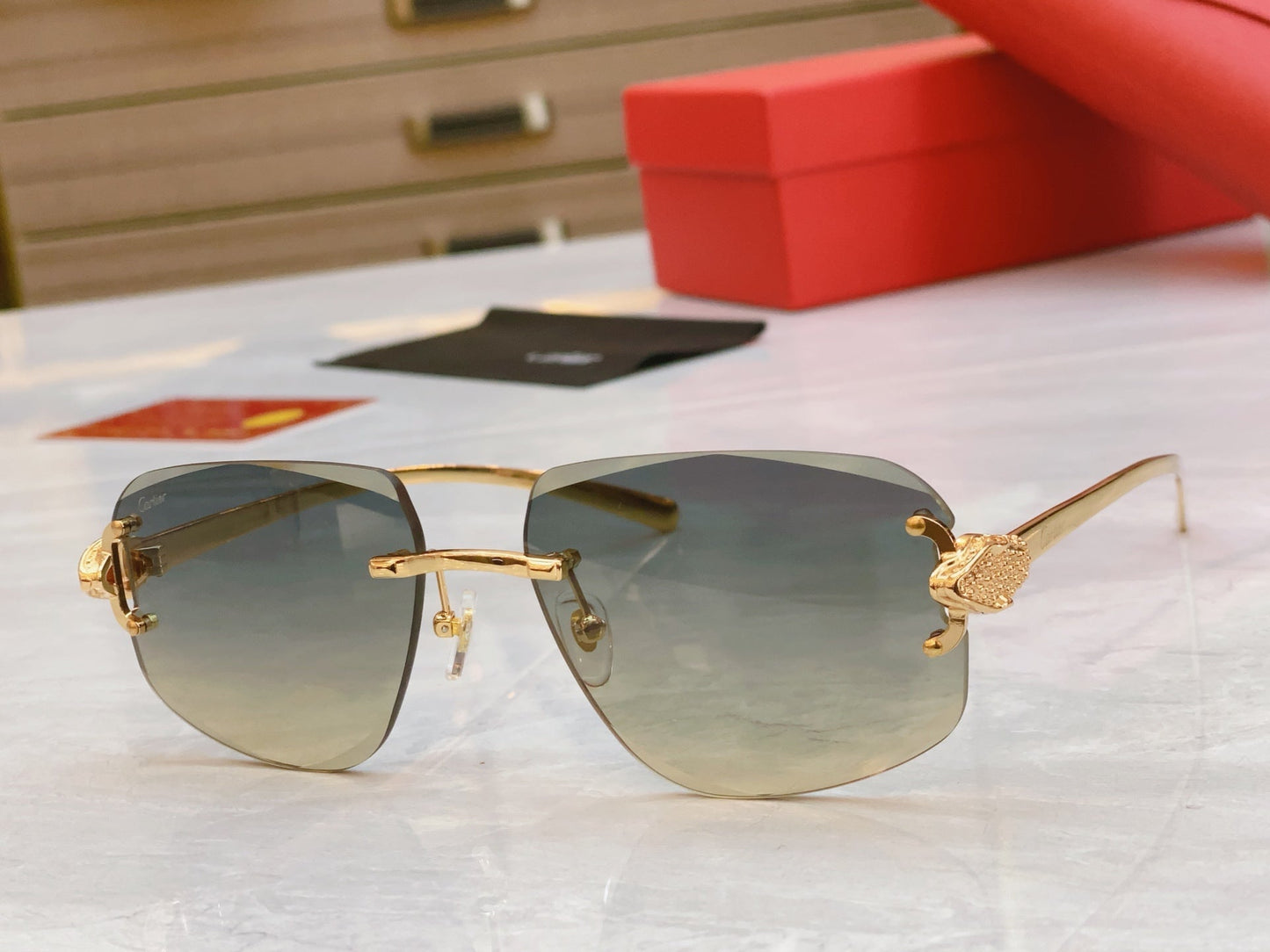 High end cutting creative carving sunglasses