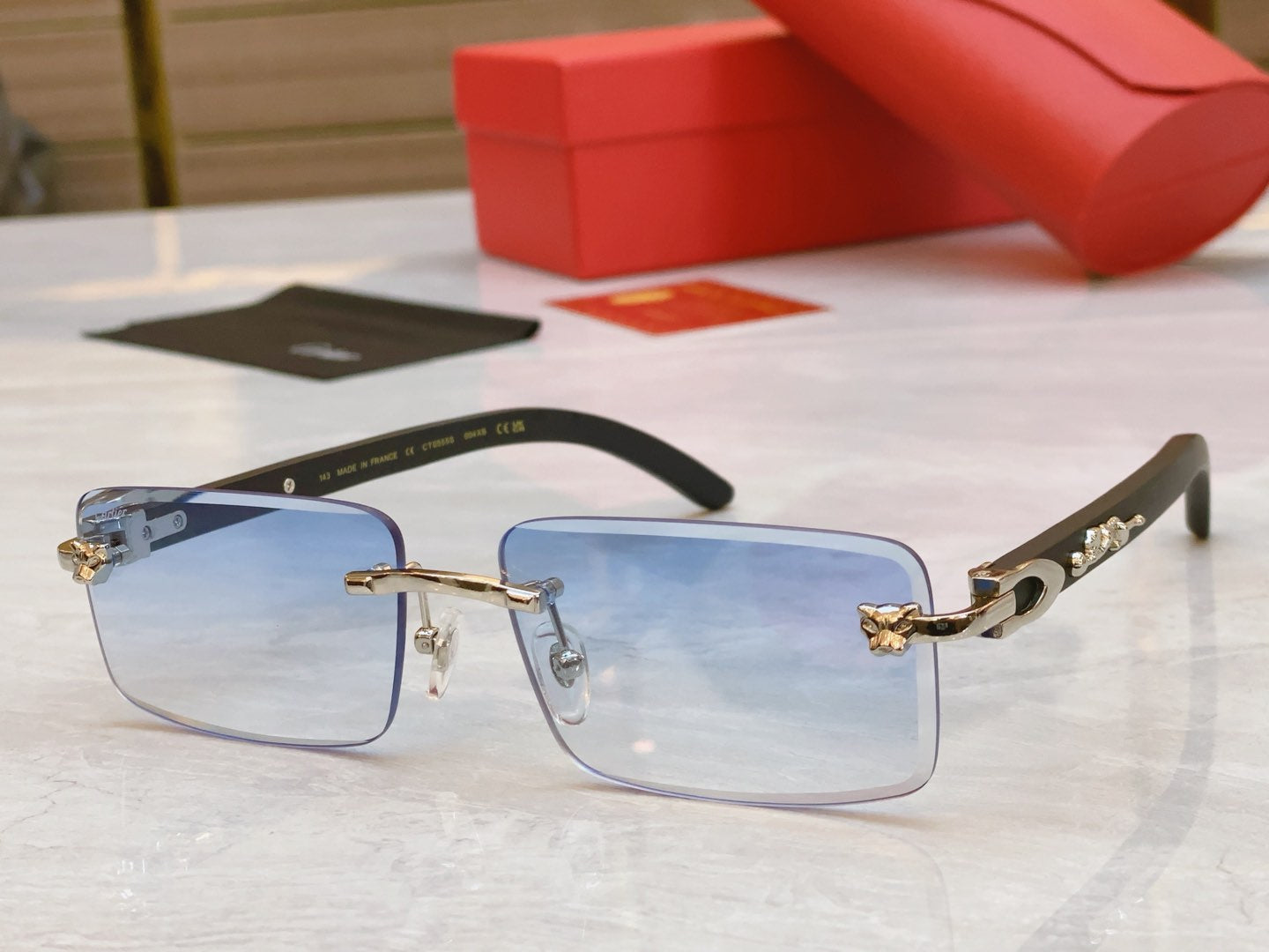 Classic high-end leopard sunglasses