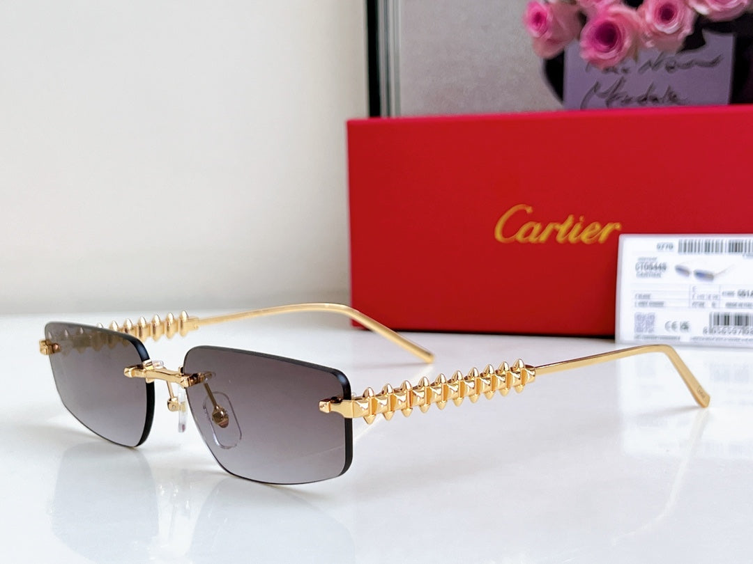 High-end inner electroplated blue film sunglasses