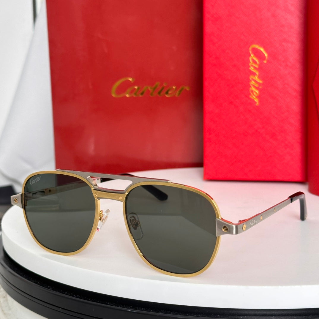 High end double bracket splicing sunglasses