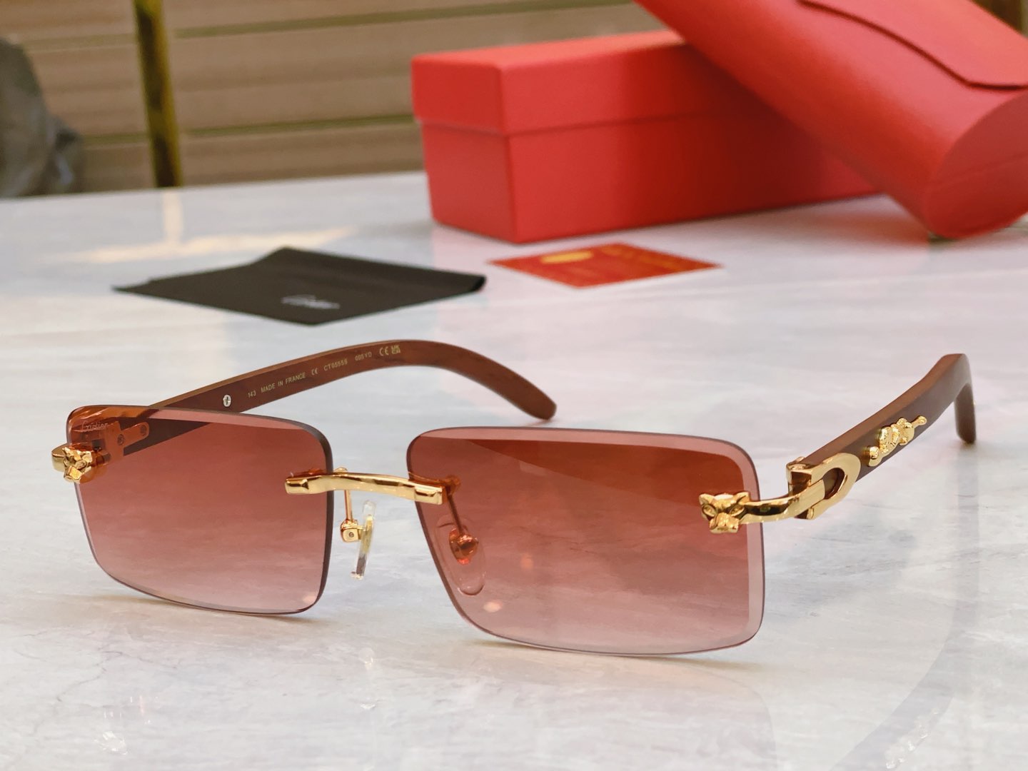 Classic high-end leopard sunglasses