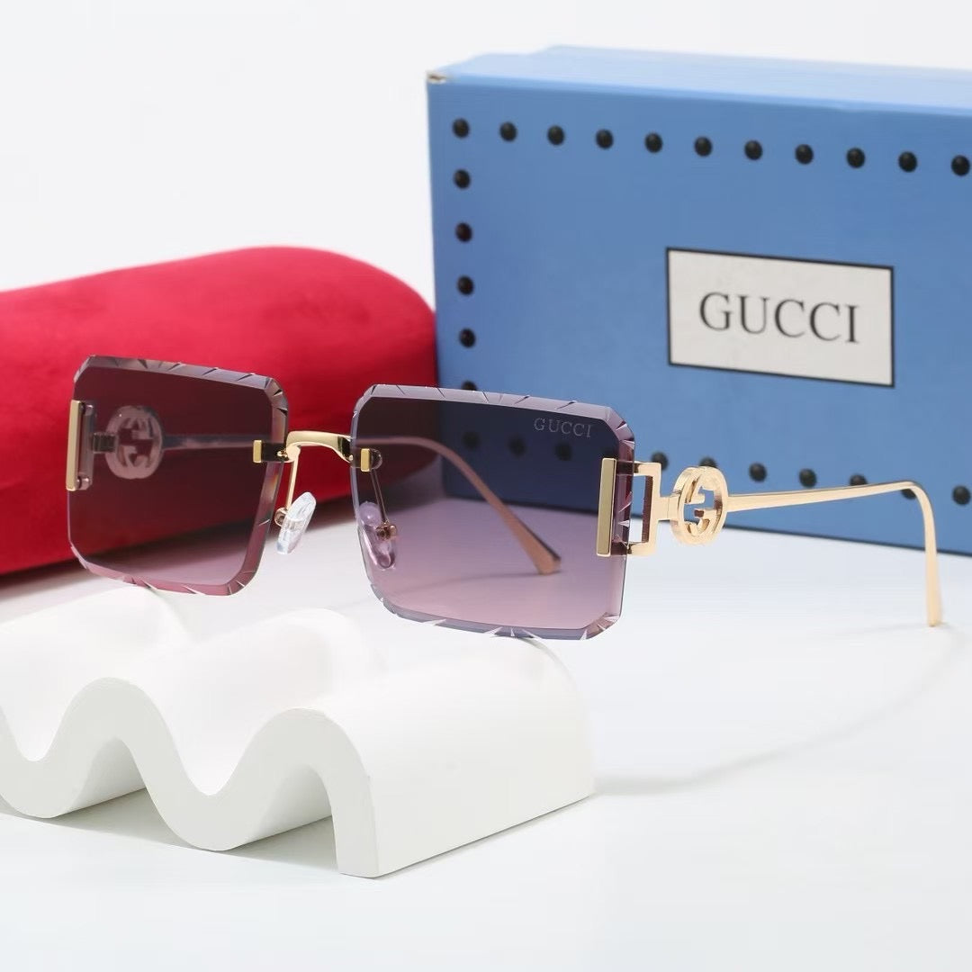 Cut Square Sunglasses-7 Colors