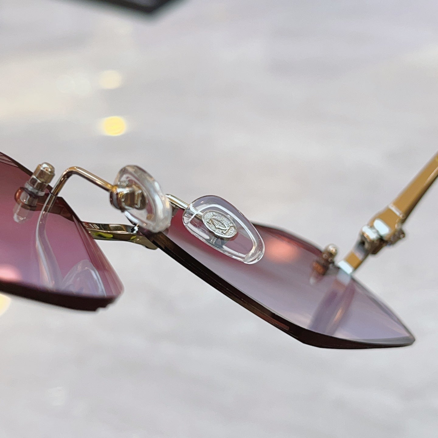 High end line cutting color changing sunglasses