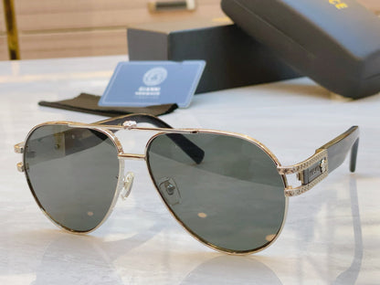 High end printed classic pilot sunglasses