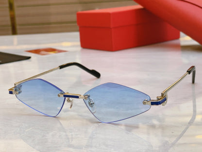 creativity Irregular slicing High end sunglasses