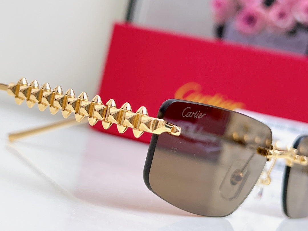 High-end inner electroplated blue film sunglasses