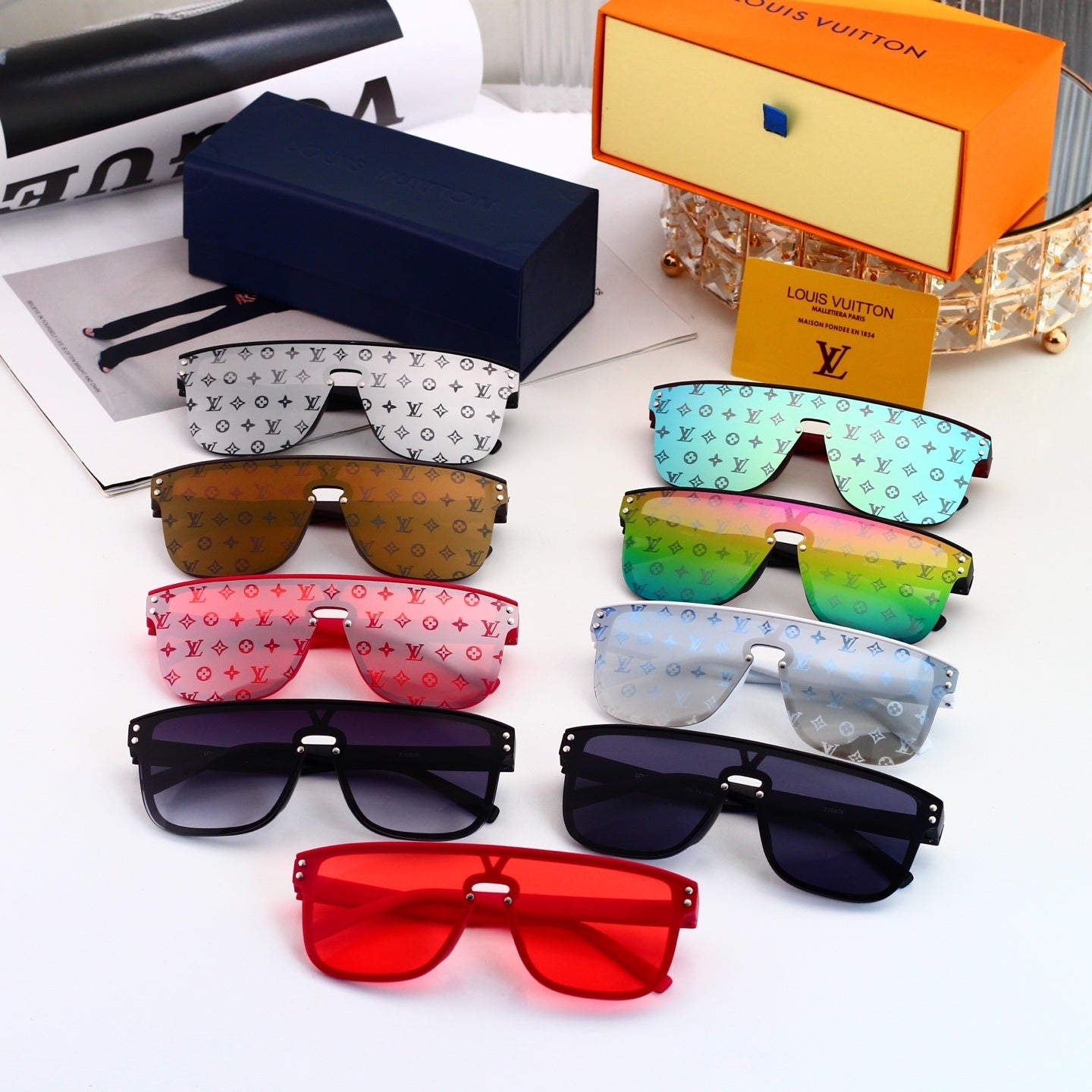 9 Colors Fashion Sunglasses—1082